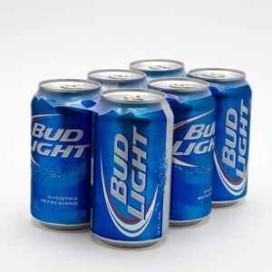 Bud Light cans 6 pack
