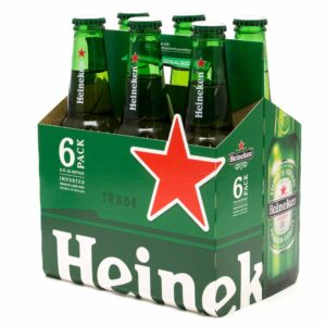 Heineken bottles 6 pack