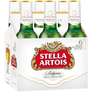 Stella Artois bottle 6 pack
