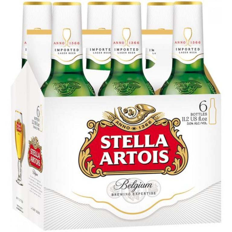 Stella Artois bottle 6 pack Island Wines and Spirits