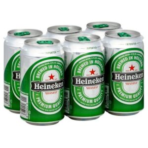 Heineken can 12oz 6 pack